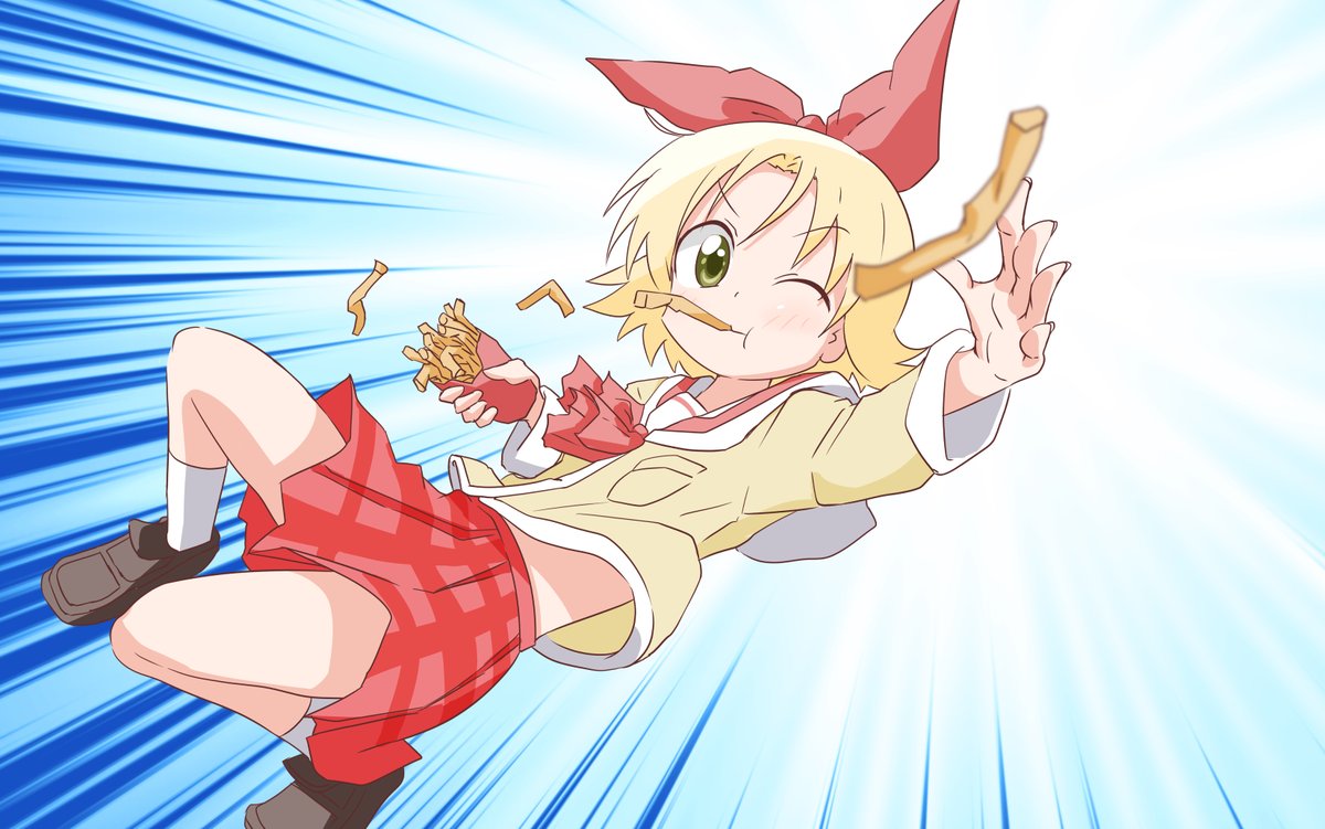 #皆さん線画と塗った後を見せてください 