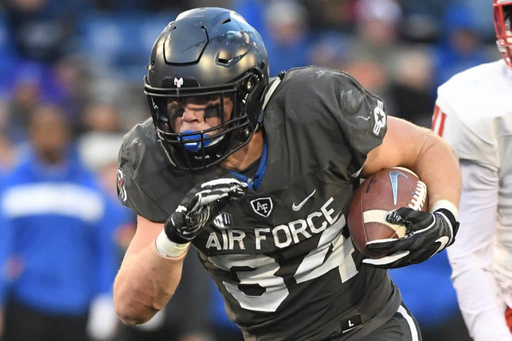 CFP by Rushing Yard Per Game:#1 Air Force (330) vs. GA Southern (275.8)#2 Army (303.4) vs. SDSU (280.3)