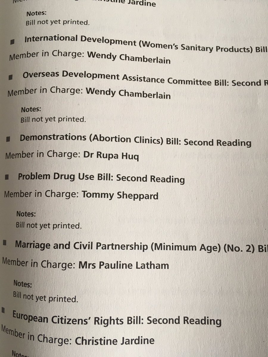 RupaHuq's tweet photo. For eagle eyed who were expecting next stage of my Demonstrations (Abortion Clinics) Bill on Friday, with sitting Fridays in Parliament presently suspended it’ll now be on 15th January

Hopeful it won’t be flung out by government seeing as MPs supported by 213 to 47 at last vote https://t.co/WS192u78KI