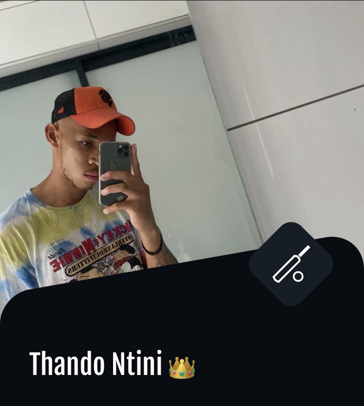 YourMatchKit's tweet photo. Meet @ThandoNtini16 

South African cricketer 

View his profile here: https://t.co/BP71vh9Ucv 

#MatchKit #MatchKitMeet #cricket https://t.co/Gyr4Ue7jBJ