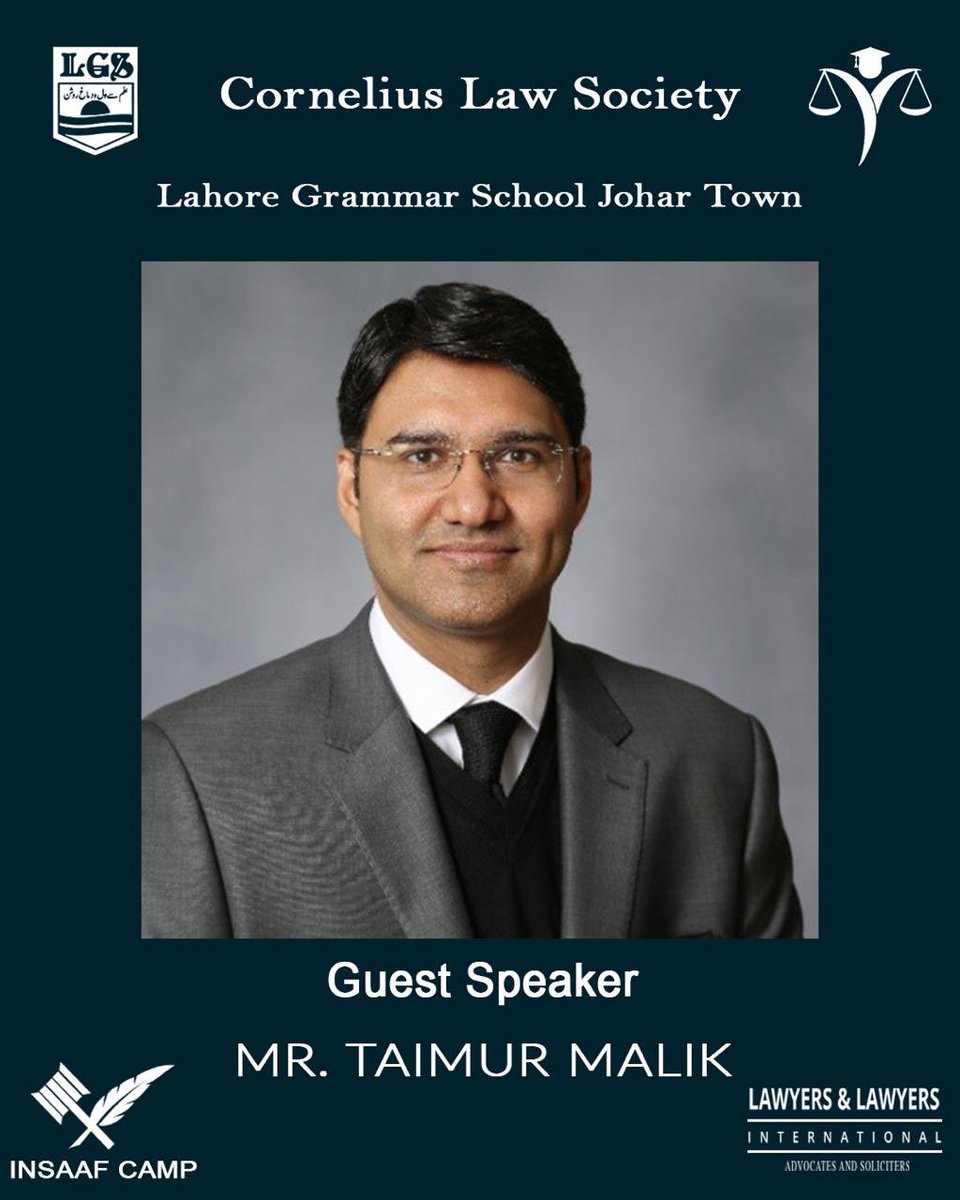 InsaafCamp's tweet photo. The recently held LGS JT Online #Law #Moot 2020 featured Mr. Azam Nazeer Tarar and Mr. Taimur Malik as guest speakers. They graciously took out time from their busy routine to speak with the moot participants and share their experiences. https://t.co/pOa5Om74Rb