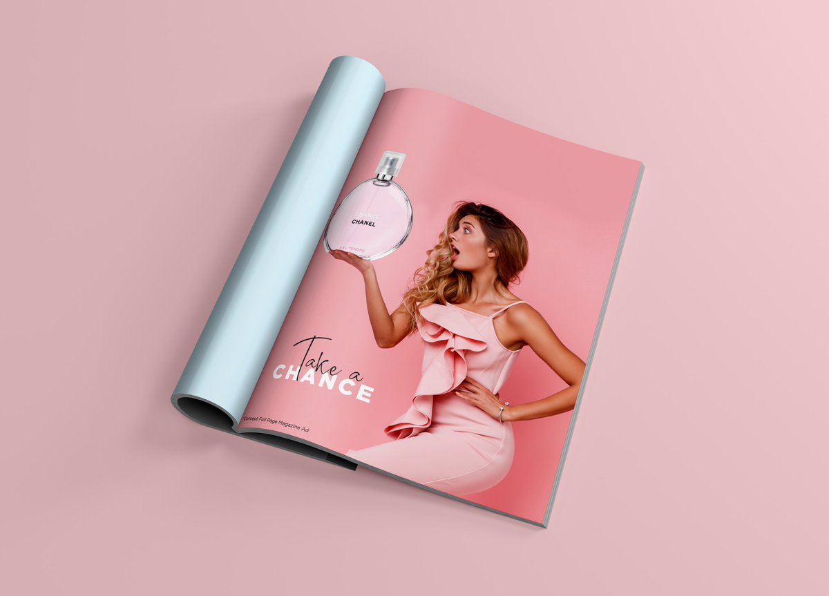 Concept full page ad for <a href="/CHANEL/">CHANEL</a>  #chanelchance designed by <a href="/designninja876/">Creative Genius 🤩👩🏾‍💻</a>