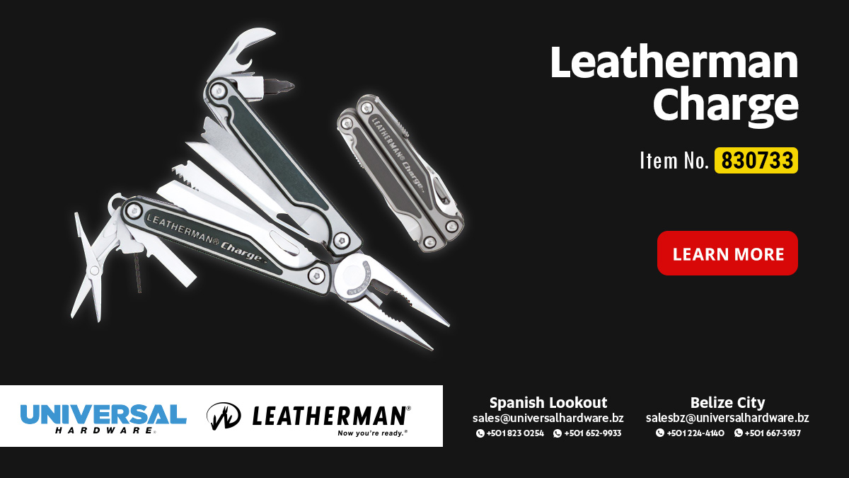 Universal_LtdBz's tweet photo. When you only have one hand to spare, the Leatherman Charge is the tool for you!

Mulit-task with confidence

Price on Item  #830733: $350

Call Universal Hardware at: 
Spanish Lookout 823-0254
Belize City 224-4140

#LeathermanTools #LifeTimeWarranty #UniversalHardware 
#Belize https://t.co/Amw6Ake1vm