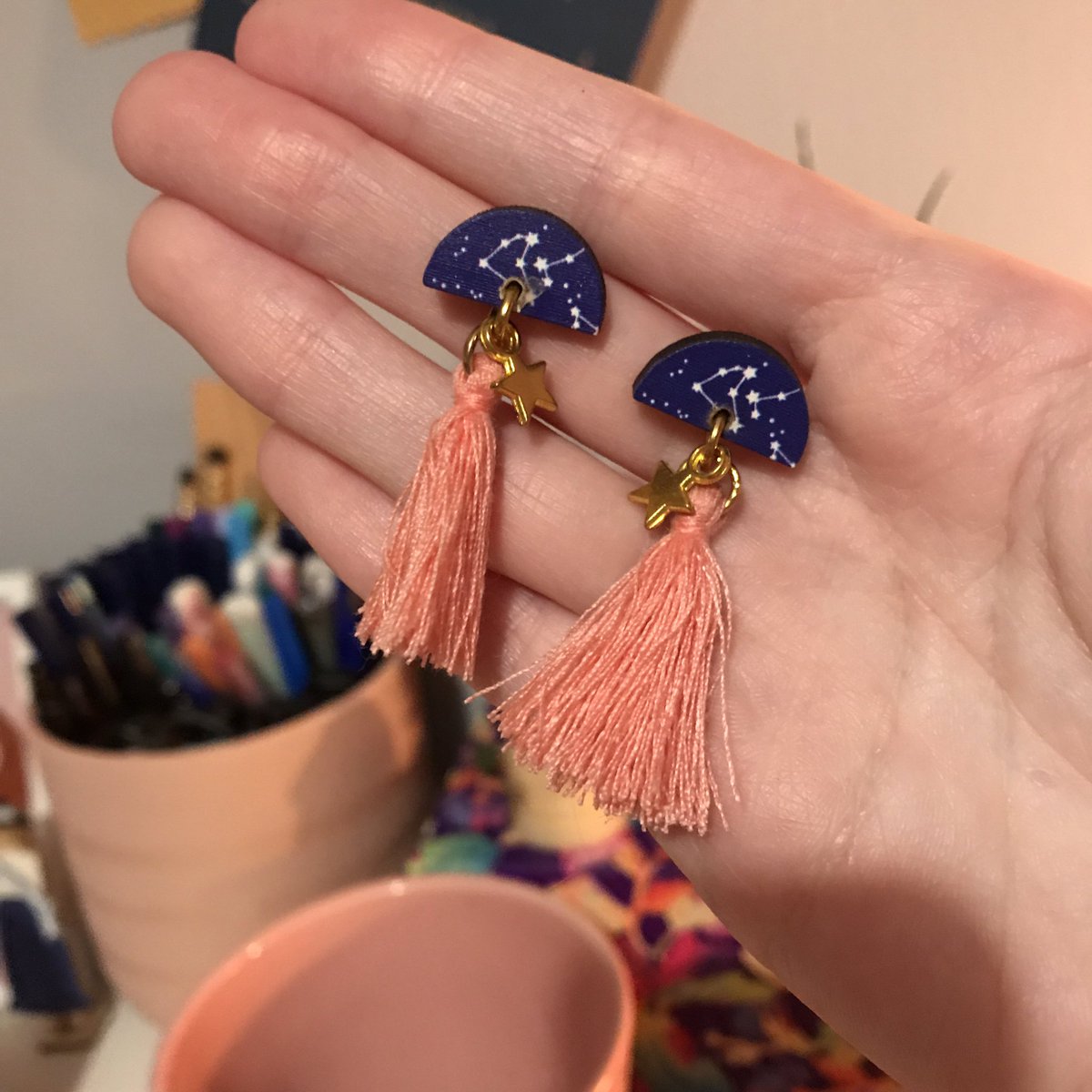 One of my favourite jewellery makers, been buying from Florence Fig for about a year and a half now! These abstract botanical face earrings were one of my first pairs of statement babies. Beautiful range! http://florencefigstudio.com 