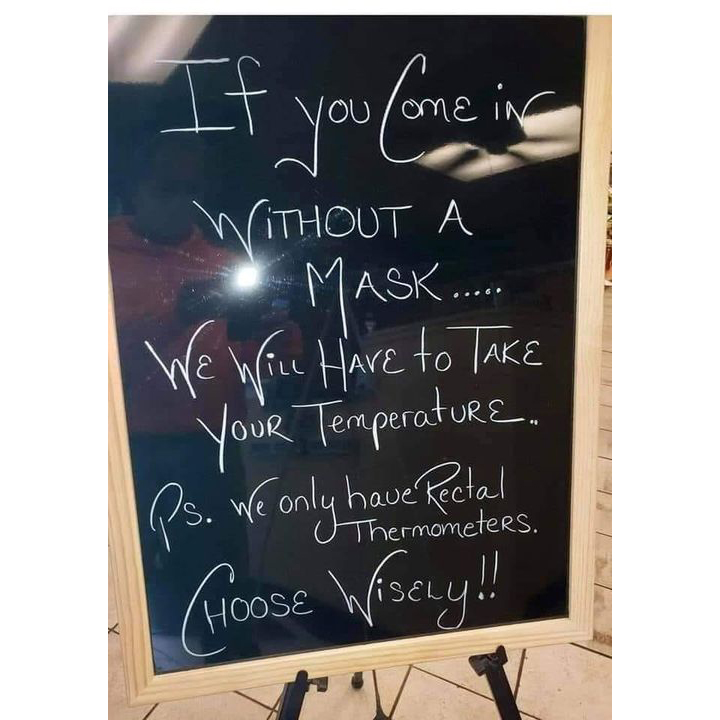 ctbeertours's tweet photo. Having trouble getting your patrons to wear a mask...give this a try!
#covidhumor #maskhumor #wearamask #mondayhumor https://t.co/grqXsfUvOz