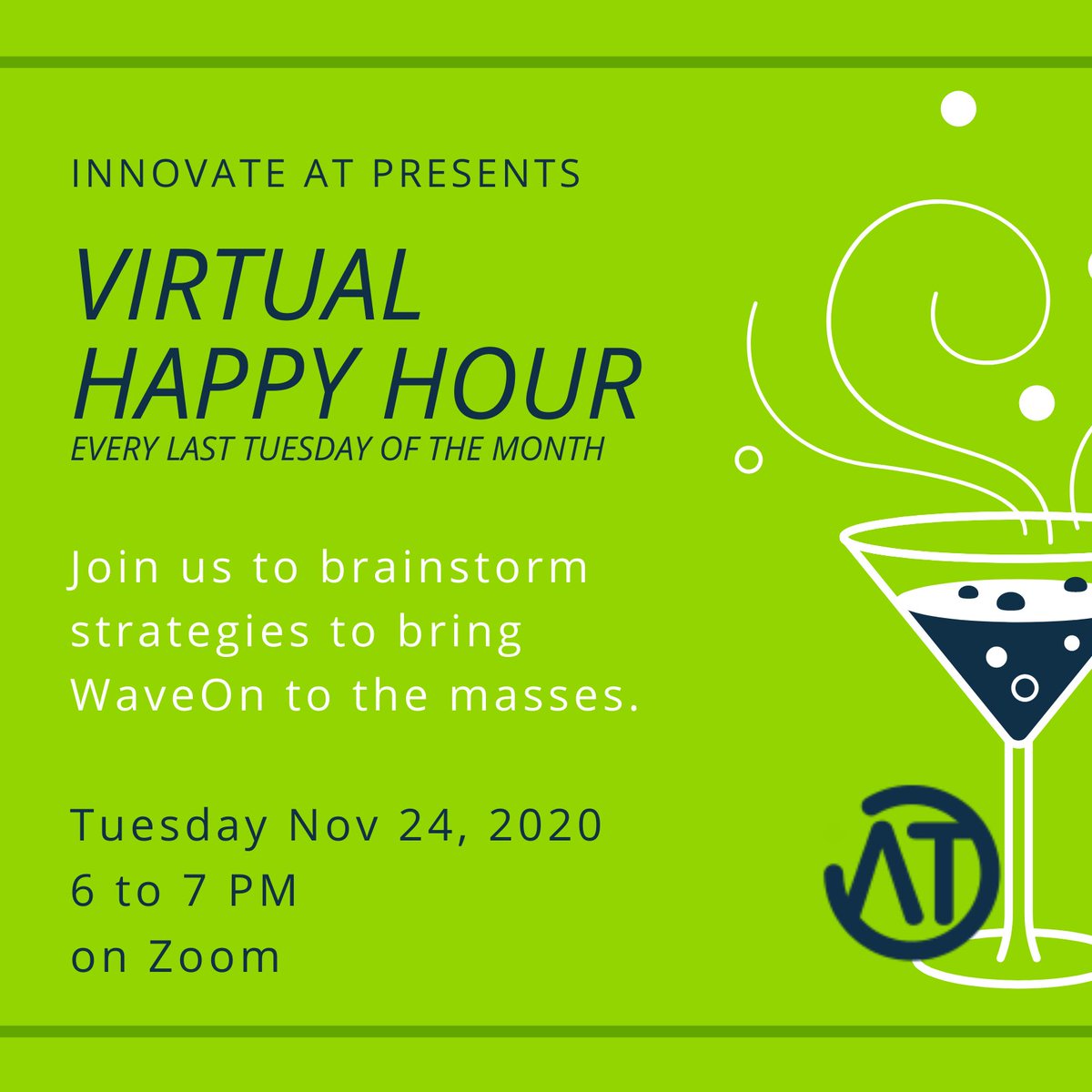Today is the day! We're making great strides to revolutionize athlete care! Join us tonight to discuss WaveOn and what it means to be an Agent. Our October call generated a couple very excited new Agents! Reply for link to join.