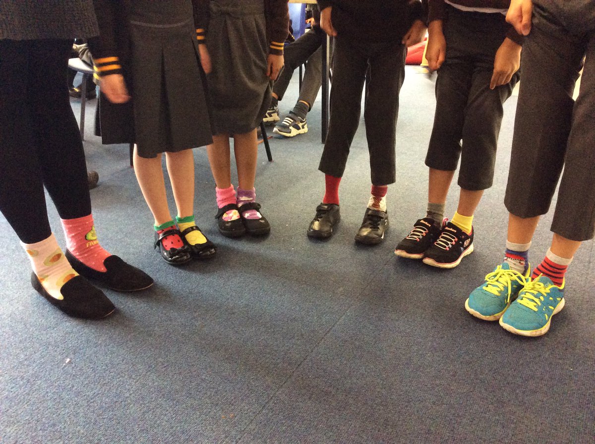 CLPrimary's tweet photo. Today is Odd Socks Day for the beginning of Anti-Bullying Week at Cannon Lane. The children are wearing odd socks to show and celebrate our differences and what makes us unique. 🧦 🌟@ABAonline #AntiBullyingWeek https://t.co/1m88Kj4Hno
