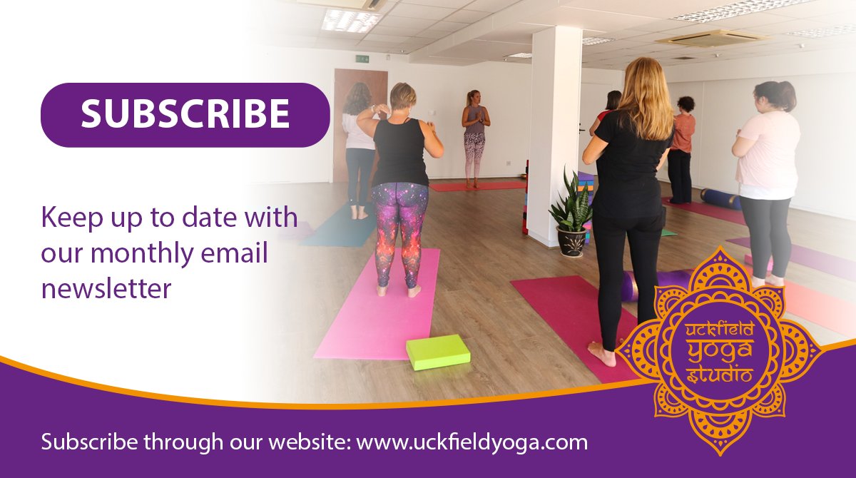 Want to know what we’re up to at Uckfield Yoga Studio?

Well sign up to our email newsletter then 😄

We send out regular updates and news to keep you on top of what’s going on here.

ow.ly/vPc250C6VSd