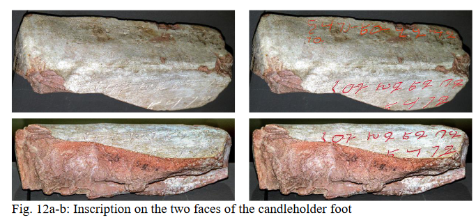 Candleholder foot - "Darling, beloved, I made the candle(holder) for you"