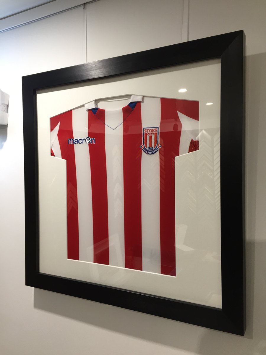 TrentArtFraming's tweet photo. A reminder that our framing workshop remains open during lockdown so should you have sports shirts that require framing for a Christmas gift we can complete these in good time. At this time we are offering a collection &amp; delivery service along with online consultations. https://t.co/DZn8DFExDg