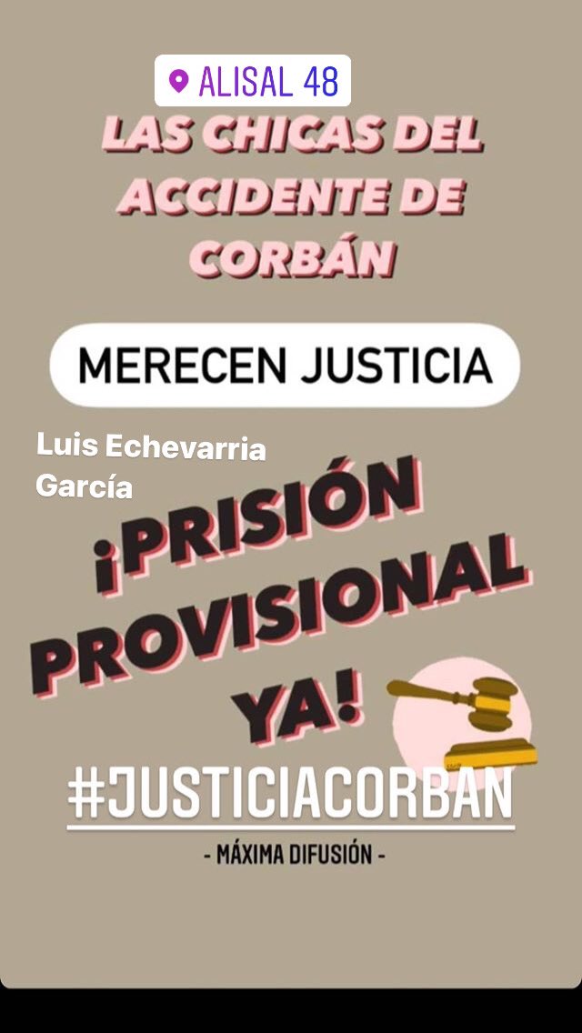 JFPiney's tweet photo. #justiciacorban https://t.co/Xyk8z39yGA