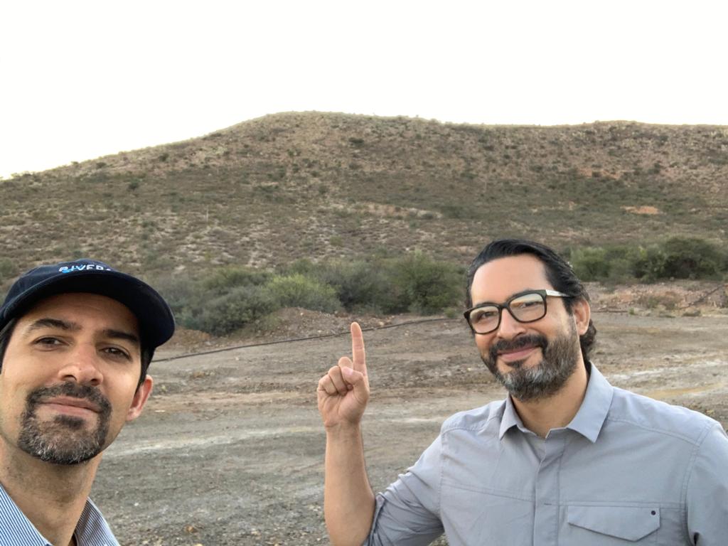 CritProductions's tweet photo. CEO Alberto Orozco and friend Hussein visit the @CapitanMining 'Peñoles' project.
#Mexico #CapitanMining https://t.co/b0DzqFueoX