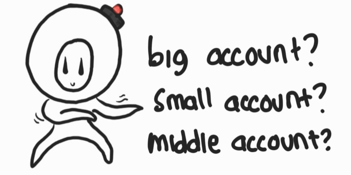 Soal jumlah followers. Nyamm.Jgn pernah liat kuantitas sbg segala2nya. Se-big apapun itu akun fans, jgn didewakan. Mrk sangat bisa salah, nanti km kecewa. Fokusnya tetap ke idolmu aja. Kalo big acc bikin drama, gausah ikut stress. Rugi amat. Jadiin momen 'cukup tau', lalu skip.