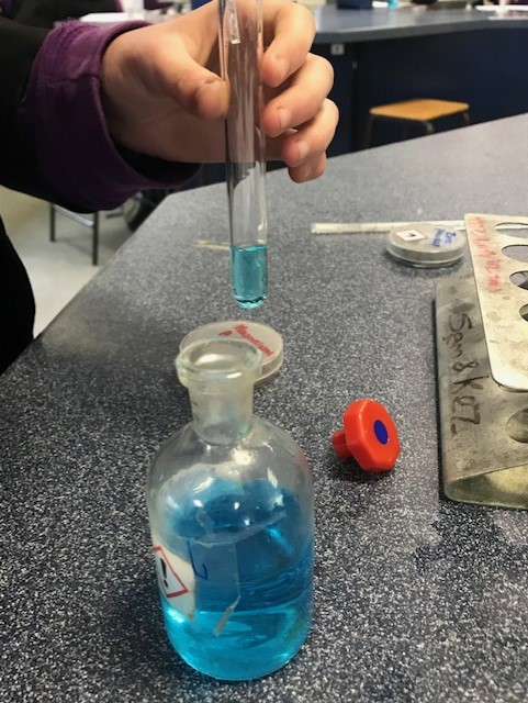 CongletonHS's tweet photo. Last week, Mrs Figiel's Y9 @CHSSciences group learned about 'Displacement Reaction'- which metals are reactive enough to displace another metal from its compound. If you want to know the results, you'll need to read the next issue of the CHS Newsletter! #AchievingSuccessTogether https://t.co/7aDUFiNQAf