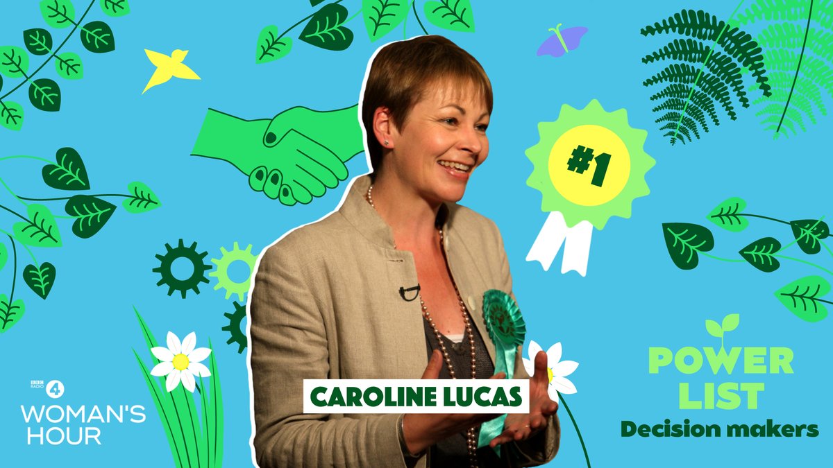 No. 1 is Caroline Lucas 🌍 <a href="/CarolineLucas/">Caroline Lucas</a> was the first and currently only MP for the <a href="/TheGreenParty/">The Green Party</a> and is a constant advocate for the environment in the most powerful place in the UK – Parliament 🌿 #WHPowerList bbc.in/3ky2ymo
