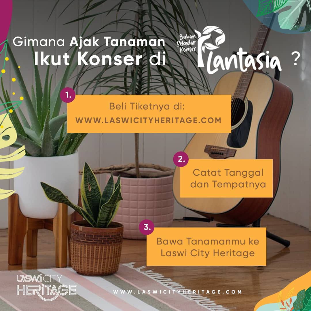 Your_Bandung's tweet photo. Masih bingung buat dapetin tiket #Plantasia? Cukup ikuti 3 langkah simpel berikut! Kunjungi https://t.co/0EwUUa50N7, pesan jumlah tiketnya, dan pastikan kamu tidak kelewatan tanggalnya ya! #BukanSekedarKonser #MenyembuhkanLuka https://t.co/zHie6I1TaK