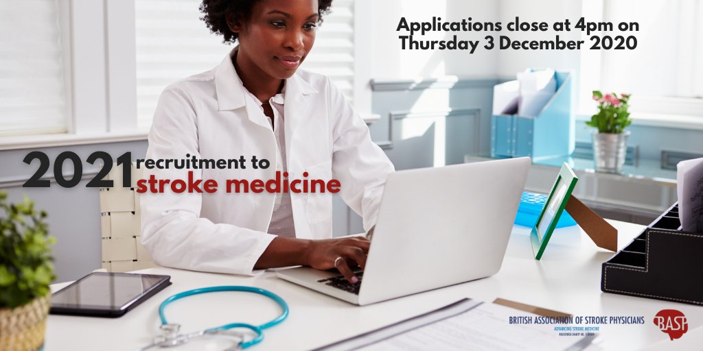 BIASPstroke's tweet photo. Applications for the 2021 recruitment to stroke medicine close 3rd Dec. More info: https://t.co/1M8kYNj5YU @DrJMinhas #TakeUpStroke @nr_evas @DrLouiseShaw @DrTerryQuinn @Deborah71247971 @HargrovesDavid @CamStroke @exeterstroke @edinburghstroke @GeriSoc @acutemedicine @RCPEdin https://t.co/O2wxhtk3Np