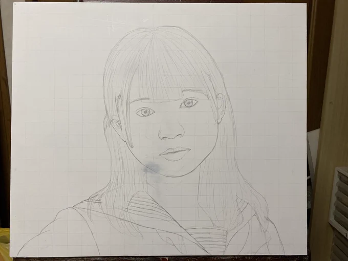 #皆さん線画と塗った後を見せてください 