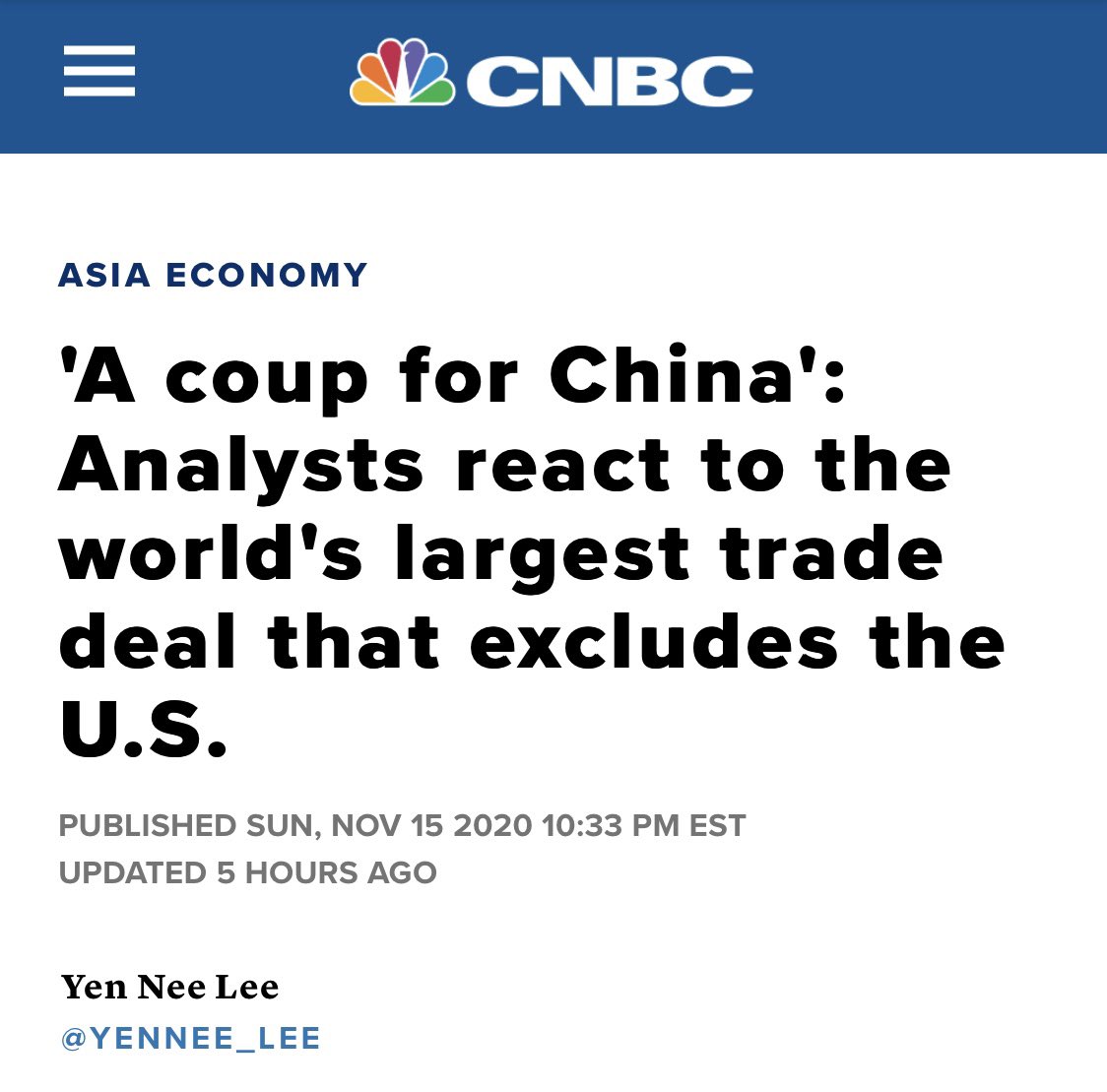 reza16752126's tweet photo. 2.2 billion people!
30% world’s economic output!
28% of #global_trade!

Most important news of #global_system,particularly  #Europe after #Brexit and weakening #EU

In future, shift centre of gravity of #regional_cooperation from Europe to #East_Asia 

#China 
#Australia
#Japan https://t.co/u2FKj8m2UO