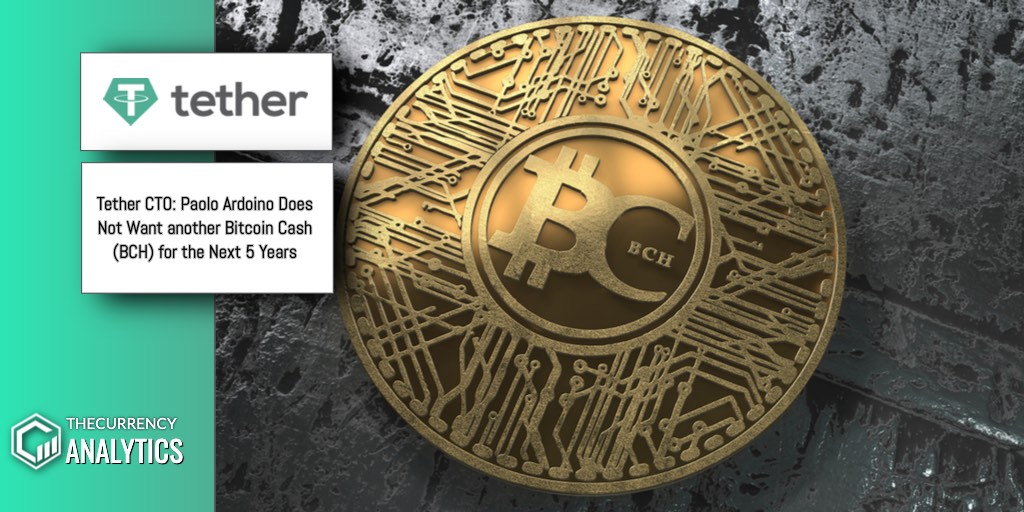 TheCurrencyA's tweet photo. π£ Tether CTO: Paolo Ardoino Does Not Want another Bitcoin Cash (BCH) for the Next 5 Years
π: https://t.co/C83js8OETD
#β£: #tether #USDT #Bitfinex #BitcoinCash #BCH #BCHFork
π’ : @paoloardoino @tether https://t.co/C3oG1mKR0f