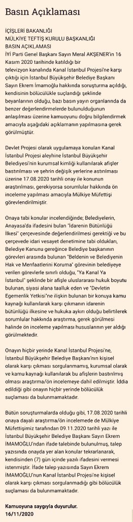 slmhktn's tweet photo. Son olarak İçişleri Bakanlığı tarafından yapılan açıklamayı şuraya ilave edelim.

https://t.co/idcxzXb5O7 https://t.co/Cc2mOoU25I