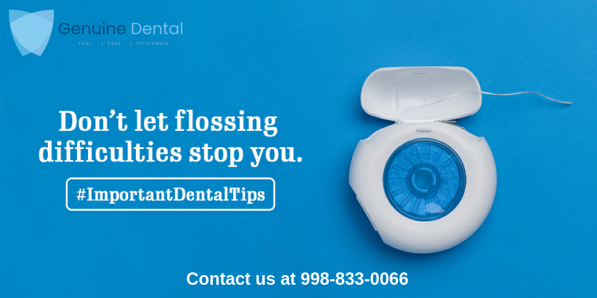 Flossing is as important as brushing your teeth. If your gums bleed frequently or you face difficulty while flossing, contact us. #OralCareTips #OralCare #OralHygiene #OralHealth #FlossingTips #Flossing #Brushing 
 #GautamDentalArts 
 #NewportBeachDentist