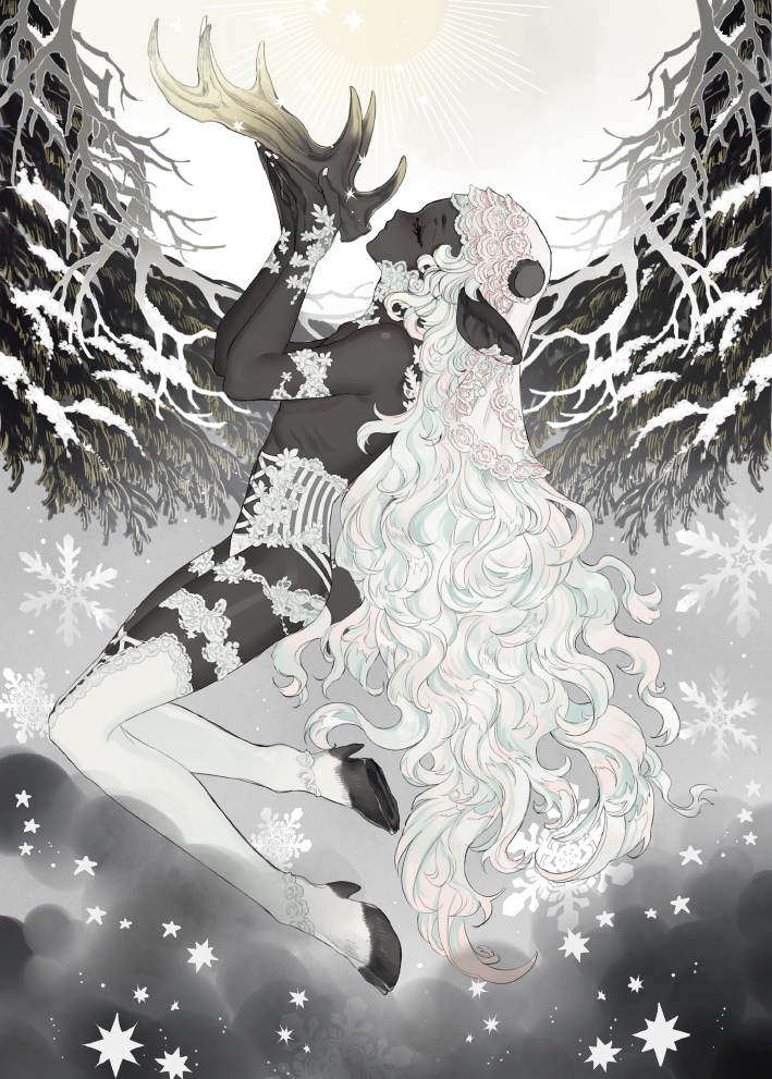 #皆さん線画と塗った後を見せてください 
オリジナルの方上げてみます? 