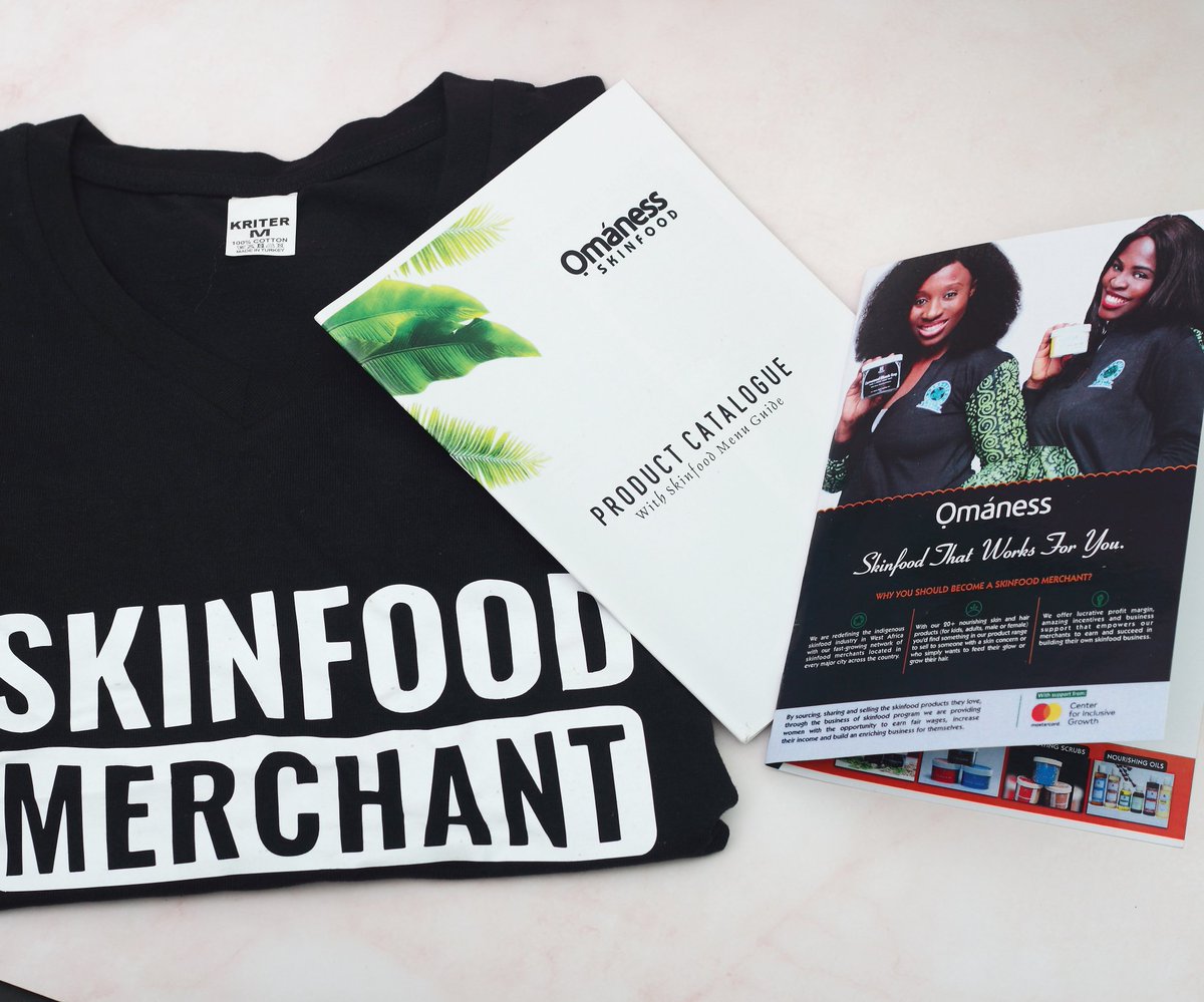 OmanessOfficial's tweet photo. Here's a sneak peek of what you'd find inside our Skinfood Merchant Onboarding Kit
1️⃣ Business of Skinfood Brochure
2️⃣ Product Catalogue
3️⃣ Customized T-shirt:
Send us a DM to learn more about how to get started with becoming a skinfood merchant.
#madeinnigeria #omaness https://t.co/4vaMRPUsbP