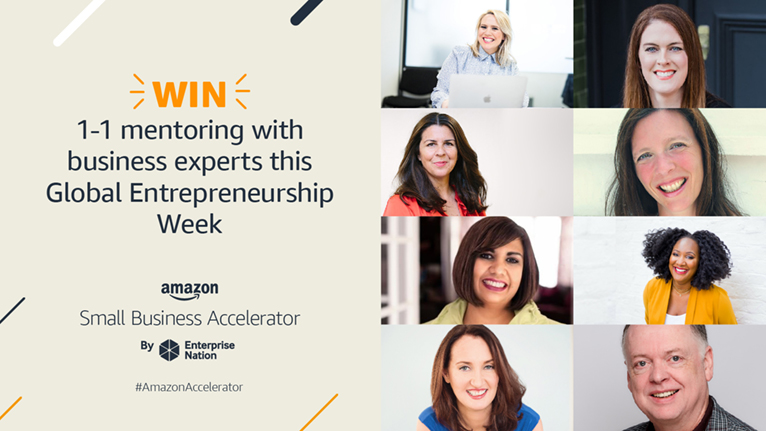 e_nation's tweet photo. To celebrate Global Entrepreneurship Week, we're offering you the opportunity to be in for a chance to win EIGHT mentoring sessions! 🙌

All you need to do is sign up to #AmazonAccelerator this week ➡️ https://t.co/bTEdWDDRcH

More info: https://t.co/sps6z8IrGp

#GEW2020 #win https://t.co/AoFNqcce7a