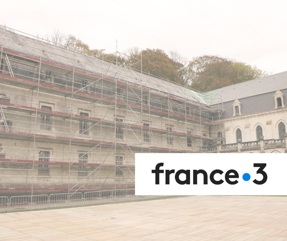👉 Ne manquez pas le reportage consacré au #chantier de restauration de <a href="/chartneuville/">chartreusedeneuville</a> ce lundi 16.11 à 18h50 sur @France3tv #Patrimoine #hdf #hautsdefrance #montreuillois #travaux #MonumentHistorique