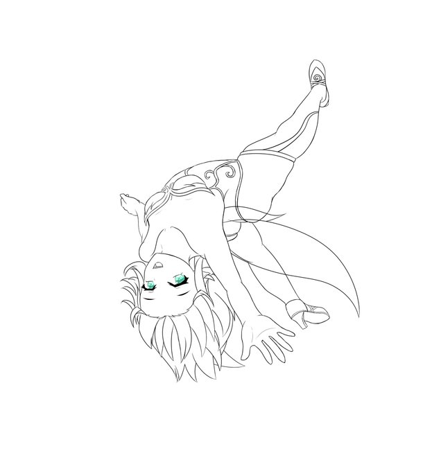 #皆さん線画と塗った後を見せてください
色でホント世界が変わる 