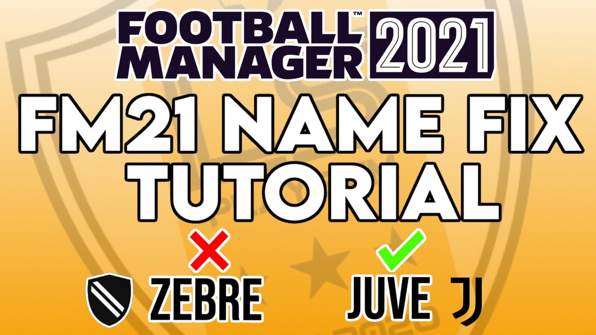 LSPlaysFM's tweet photo. Do you want to get the Real Names into your #FootballManager2021? 

Then take a look at this brand new #FM21 tutorial video which has just gone live over on the channel!

How To Apply The Real Name Fix In FM21!

https://t.co/eXFHJbx4GW

#FM21Beta #FootballManager #fm21features https://t.co/h6n6ytuZIo