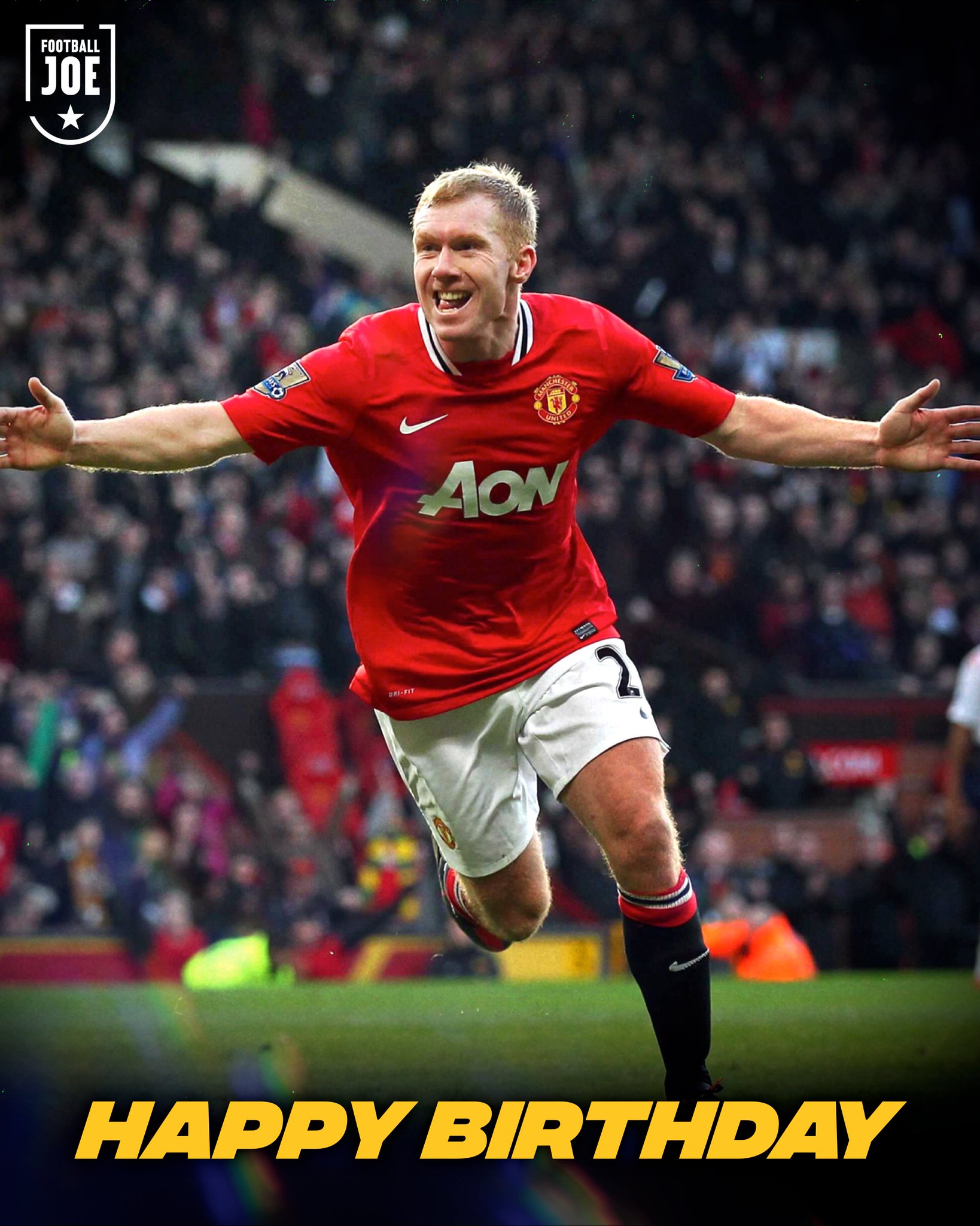 Happy 46th birthday to the one and only Paul Scholes 