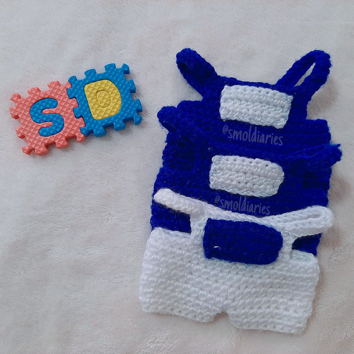 smoldiaries's tweet photo. 🏷Crochet Clothes for 20 cm
(hanger NOT included)

💸P80 each buy 2 for P150
Mine + Code

Blue 1
Blue 2
White

Pink Dress for P150 - original price (this is customized for Bbolamb, never been used since I bought a Dyolamb instead 😅)

#SmolHelpStillHelps #smoldiaries https://t.co/zRU0WAnZ9m