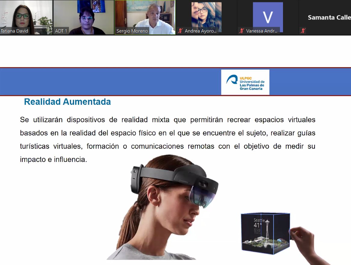 EmoturLab's tweet photo. Participación de los investigadores @sergiomorenogil y Tatiana David Negre, miembros del proyecto #EMOTUR @INSTITUTOTIDES @ULPGC en el "Boot Camp Turismo 2020" organizado por la Universidad Católica Boliviana y la @UNWTO. #neuroturismo @ulpgcresearch @Emotur1 https://t.co/17lDFDUqRA