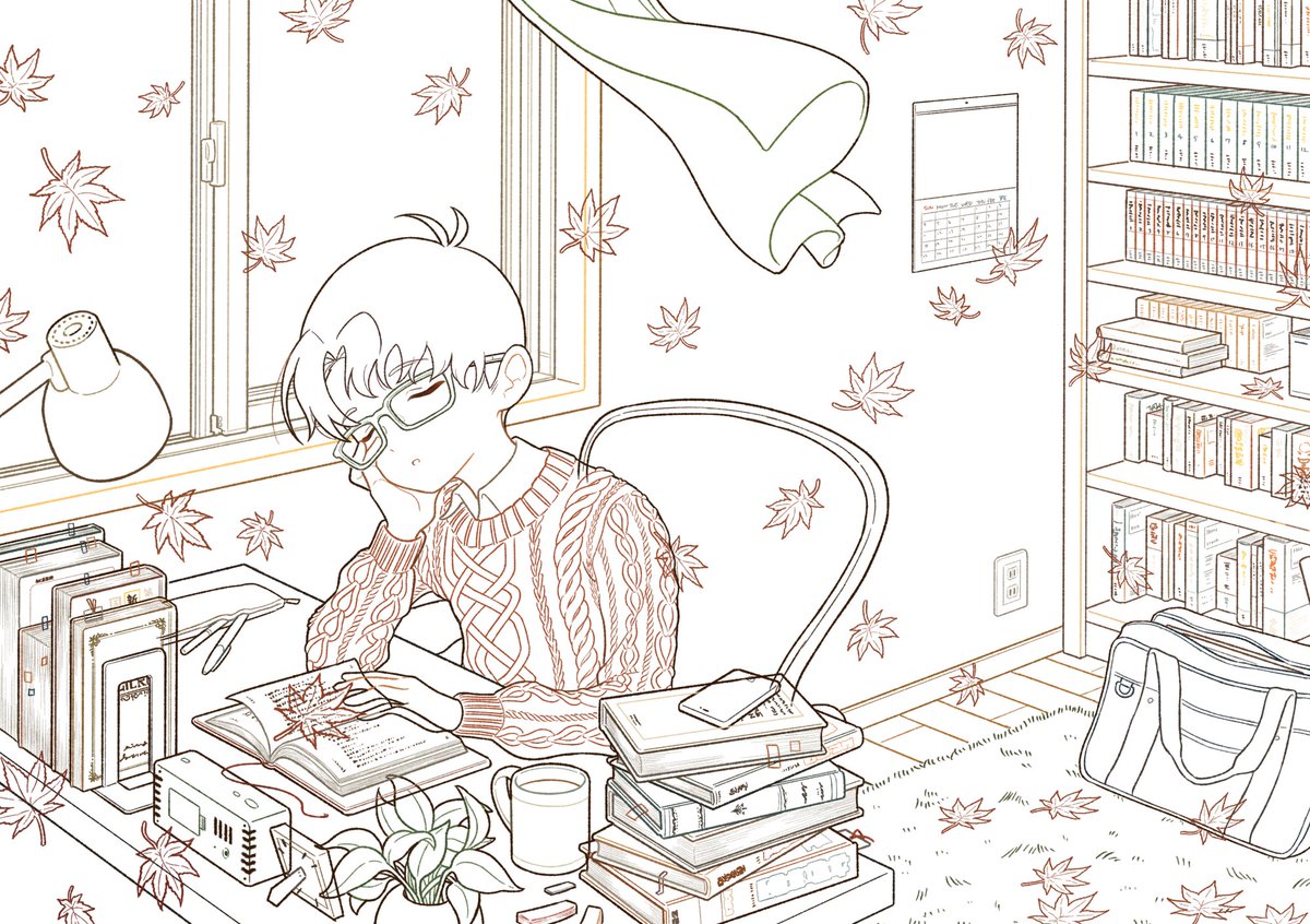 細かいところは塗りをする自分に任せがち

#皆さん線画と塗った後を見せてください 