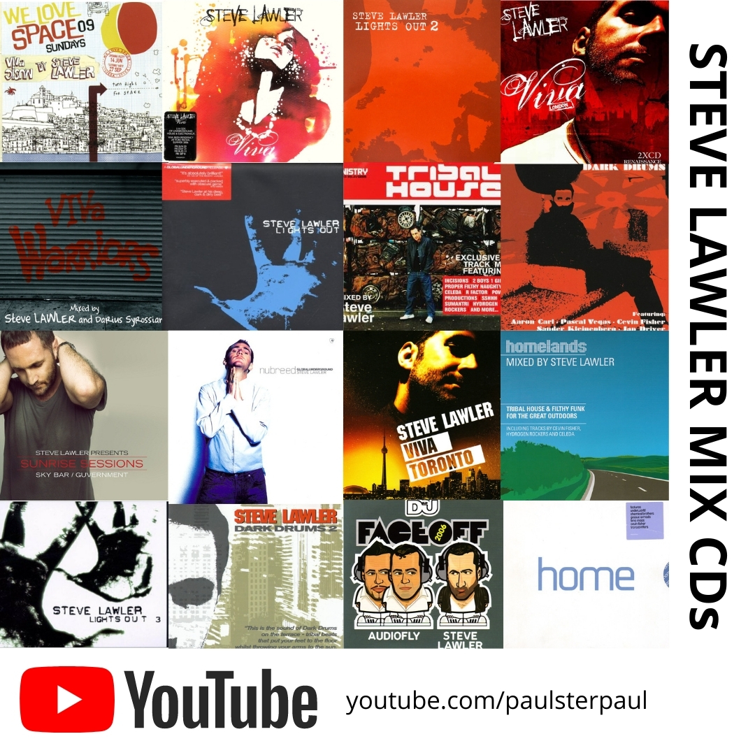 DJPaulThompson's tweet photo. Which was your favourite Steve Lawler Mix CD? Check out my latest youtube video where I talk a bit about each one and play clips from my favourites.

#stevelawler #vivamusic #house #housemusic #housemusiclovers #mixcd https://t.co/ttnDTIJkew