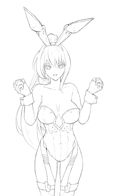 #皆さん線画と塗った後を見せてください
今まで描いたうちの子で一番気に入ってる! 