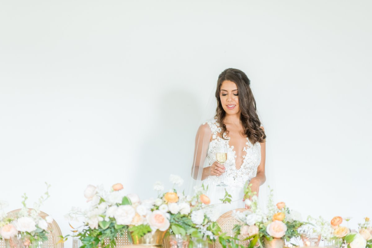 "Simplicity is the ultimate form of sophistication." 
-Leonardo Da Vinci

Photo: <a href="/mikkelpaige/">Mikkel Paige</a>
Dress: <a href="/Gildedbridal/">Gilded Bridal</a>
Florist: @Rebeccassilverrose
Hair &amp; Makeup: @weddedkiss
Chairs: @greenhousepickersisters