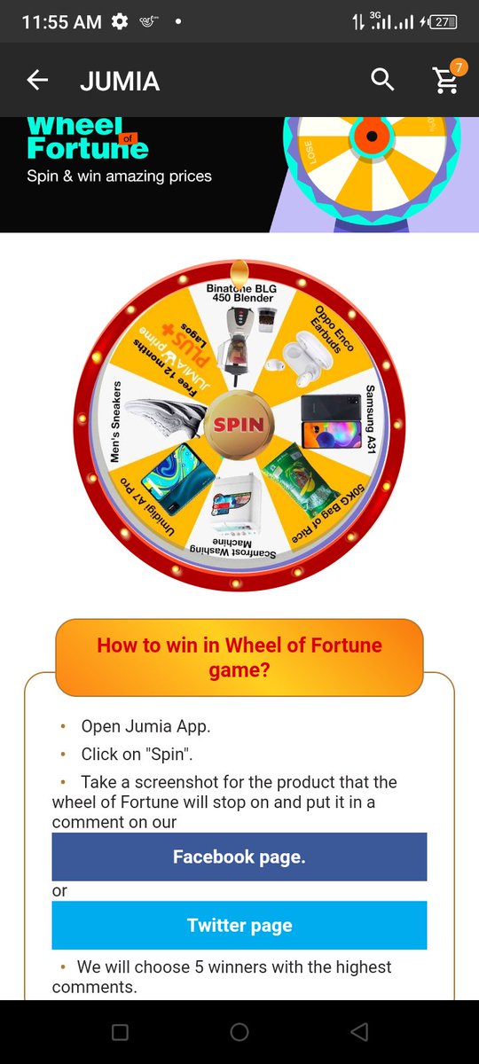 Tamokay2's tweet photo. @JumiaNigeria Wao jumia is the best..I won this. https://t.co/g4Qmxc3uIM