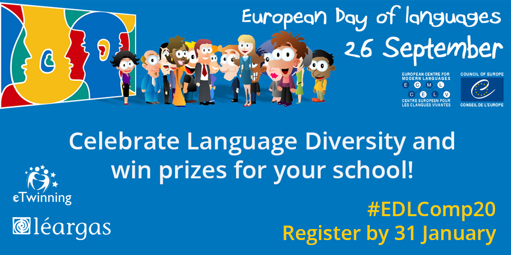 Leargas Pa Twitter Celebrate Language Diversity And Win Prizes For Your School Enter The European Day Of Languages Competition By Creating A Language Themed Etwinning Project To Be In With A Chance Of