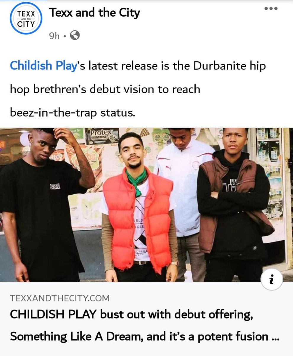 ChildishPlay_SA's tweet photo. woahw!!!! shout out @texxandthecity 

make sure you guys stream our most anticipated EP right now!

link :
https://t.co/jVBou9EEdK

#ExpressoShow #TheMorningFlava #MondayMotivation #NewBeginnings #LockdownSA https://t.co/acwv3DRzPJ