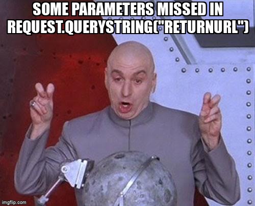 overflow_meme's tweet image. Some parameters missed in Request.QueryString("returnURL") stackoverflow.com/questions/6485… #aspdotnet #querystring #webforms #web #dotnet
