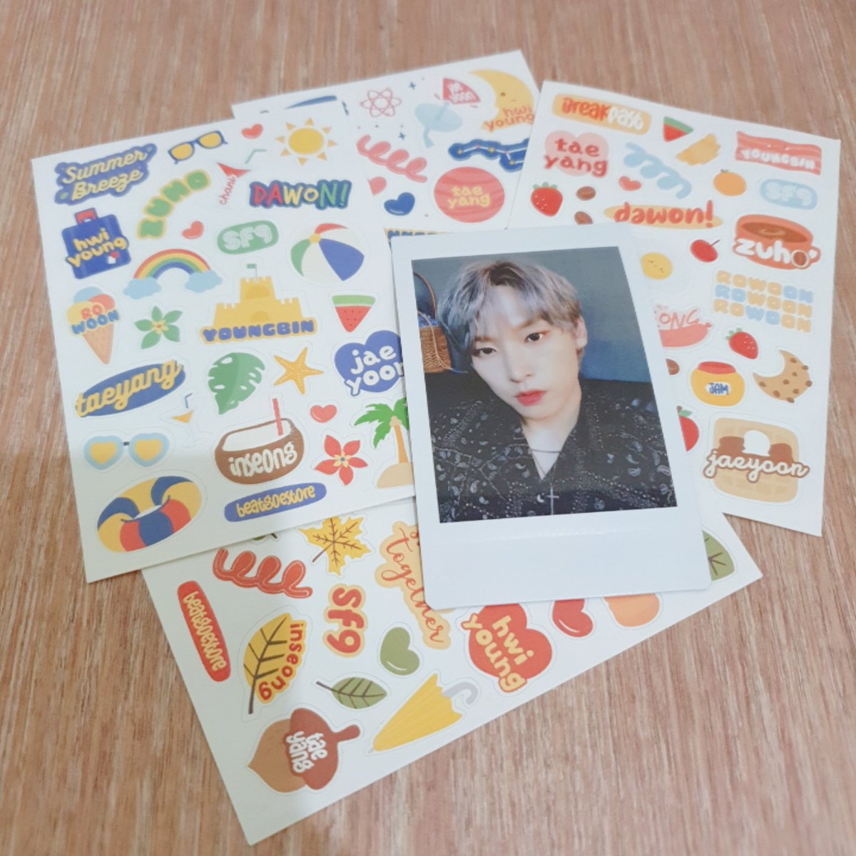 rowoonce's tweet photo. mksi bunda dah sampe stikernya lucu bgt mana dpet pola pcr 😍💕 @yologram_ @beatgoestore https://t.co/PGkxifAChl