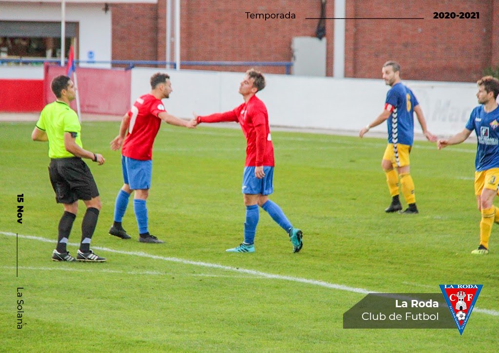 LaRodaCf's tweet photo. Ayer nuestros delanteros no obtuvieron   el premio del GOL, pero no pararon presionar y generar ocasiones durante todo el partido.

¡TRABAJAZO de ambos!

@Fernanddovargas 🤜🏻🤛🏻 @Adrian_Saballs 

#JuntosPorLaRoda #MuyLeales @LaRodaCF https://t.co/a2VJWnutGt
