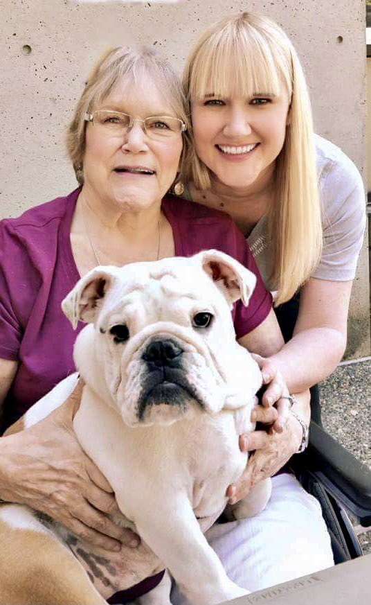 bourbon_karalyn's tweet photo. Nugget’s mom here. This is my mom &amp; Nugget’s grandma she has has been in the hospital since the 10th. She was diagnosed with colon cancer &amp; is having surgery on Tuesday 😢 we could use your prayers right now. I feel so helpless not being able to be there. 😢😢💙💙 https://t.co/wbANQGgKmG