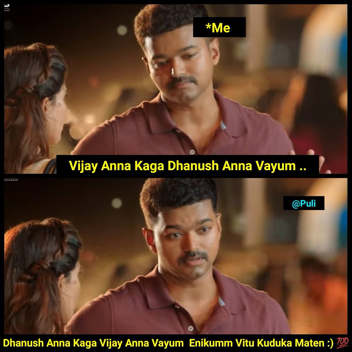 seenudeee1's tweet photo. Case Closed 💯 !! 
Spread Love 🤝 VD Forever ____ 🤙 !! 

@actorvijay @dhanushkraja https://t.co/KnEdKk9FMo