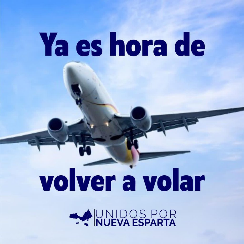 santyperera's tweet photo. El gobierno sigue sin dar información, sobre la apertura de los vuelos nacionales. Debemos presionar todos para que abran los cielos de Margarita. El turismo es nuestra industria! https://t.co/ZeHkDxfofs