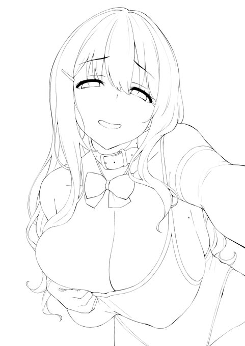 #皆さん線画と塗った後を見せてください
しこたまトリミングしてる事がバレちまうーっ!!! 