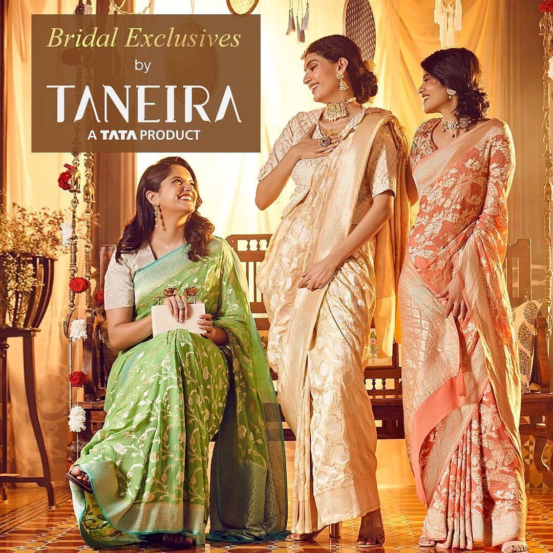 malls2shop's tweet photo. taneira_sarees We bring you the most authentic Bridal sarees and lehengas to make your special day more memorable.
Introducing the newest Bridal collection from Taneira.
Saree codes: SHT03K02817, SHG04C00165 and SHT03L01445 
#malls #malls2shop #bridalcollection @expressavenue https://t.co/jgty3GWtzm
